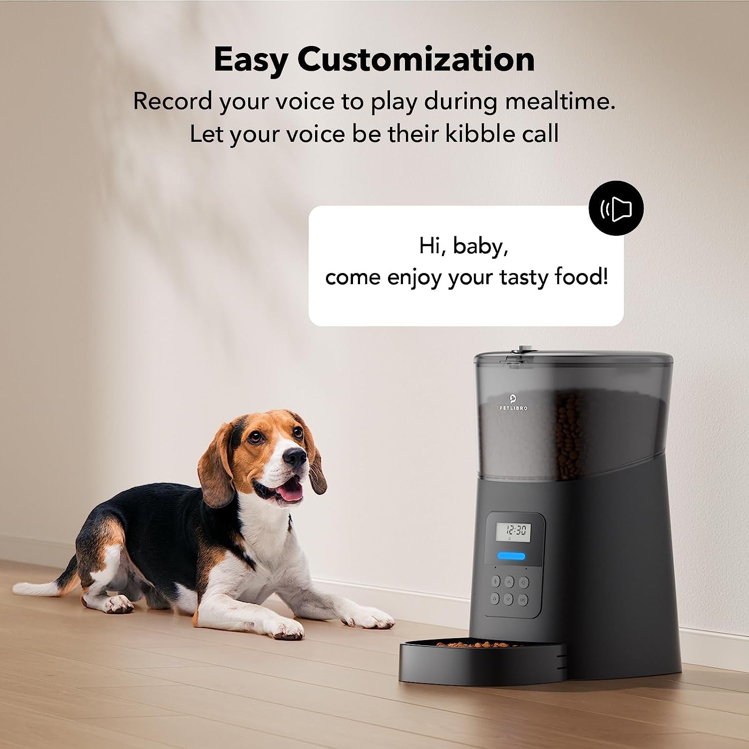 Automatic Dog Feeder 6L Auto Dry Food Dispenser for Dogs and Cats