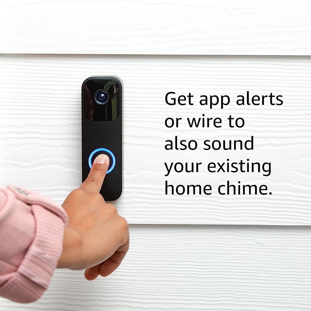 Video Doorbell | Two-Way Audio, HD Video, Motion and Chime App Alerts and Alexa Enabled — Wired or Wire-Free 